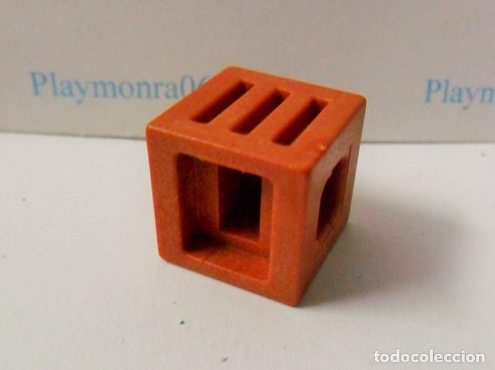 Playmobil: PLAYMOBIL C066 RECAMBIOS SYSTEM X CUBO UNION MARRON NARANJA
