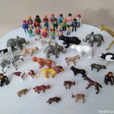 Playmobil: LOTE DE 48 PIEZAS DE PLAYMOBIL ( 13 MUÑECOS GRANDES + 10 MUÑECOS PEQUEÑOS + 25 ANIMALES ). Lote 363530285