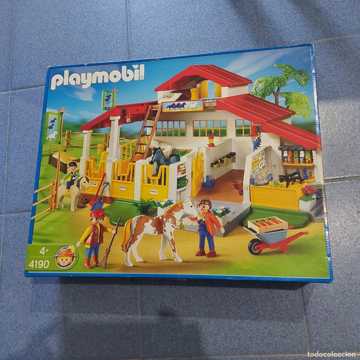 Granja ecuestre Conjunto de Juego Playmobil 4190 piezas de su elección edificio caballos vallas Gates 