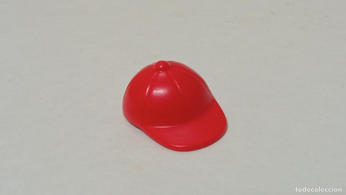 Playmobil: Playmobil - Gorra Para Ni&ntilde;o Color Rojo