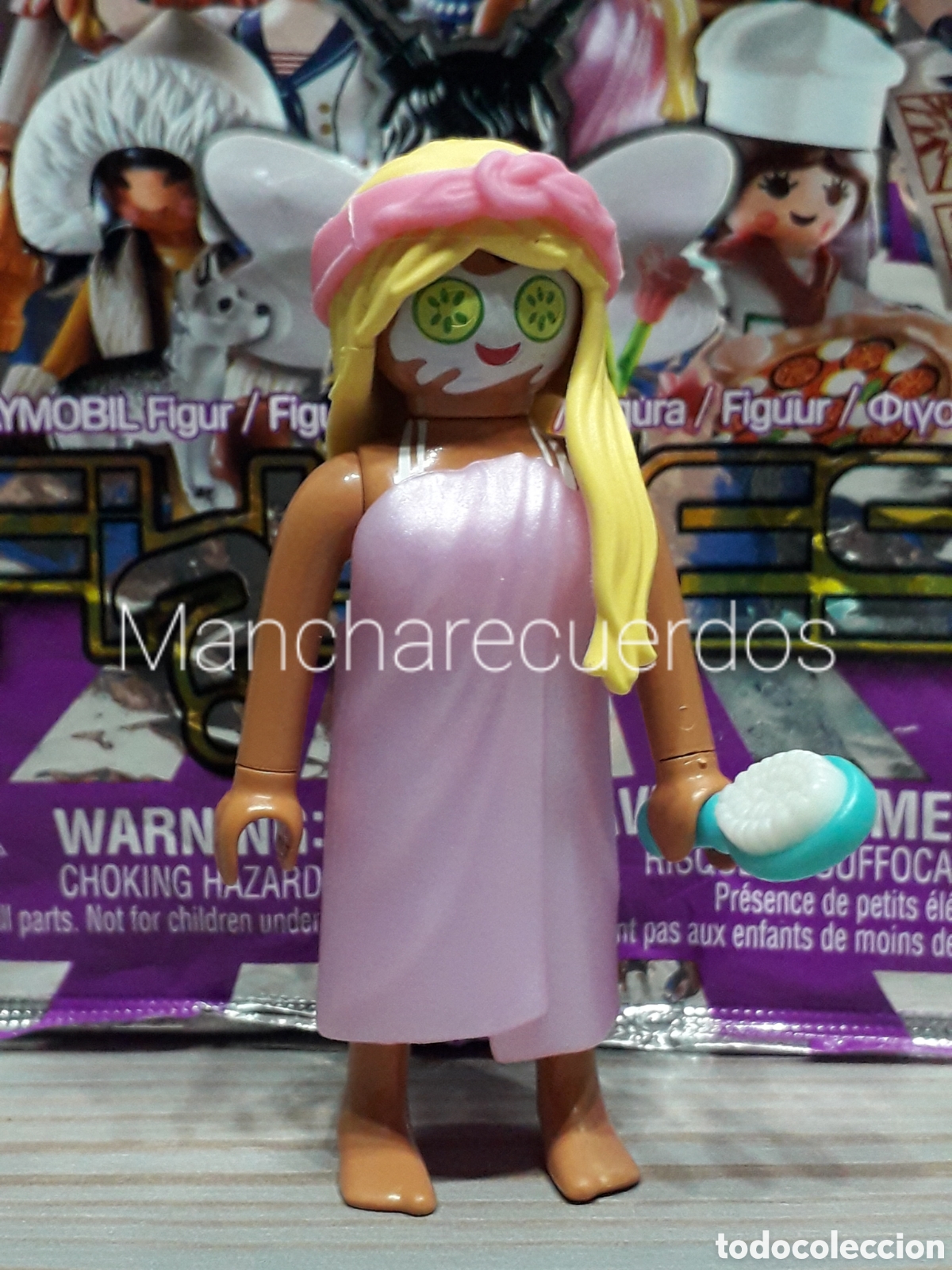 playmobil mujer rubia pelo largo ducha mascaril - Acheter Playmobil sur  todocoleccion