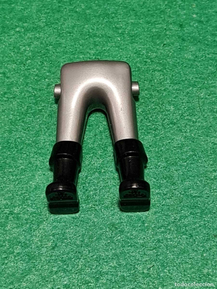 Playmobil: Playmobil piernas plateadas bota negra medieval caballero castillo vikingos romanos mosquetero