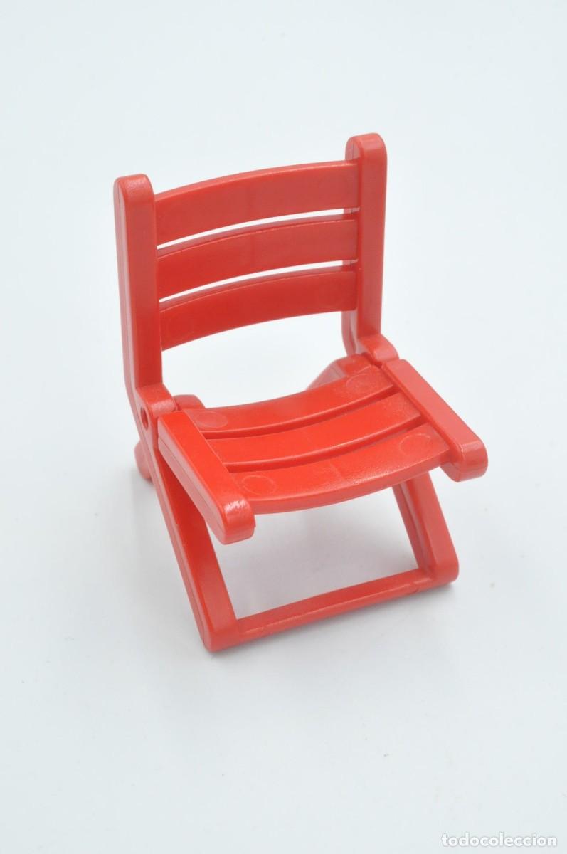 Playmobil: cj1430 PLAYMOBIL, SILLA PLEGABLE ROJA