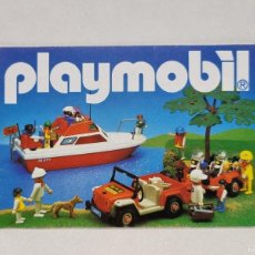 Playmobil: PLAYMOBIL MINI CATALOGO PEQUEÑO 10X7 AÑO 1986 LIBRO FOLLETO LANCHA JEEP MOTOS