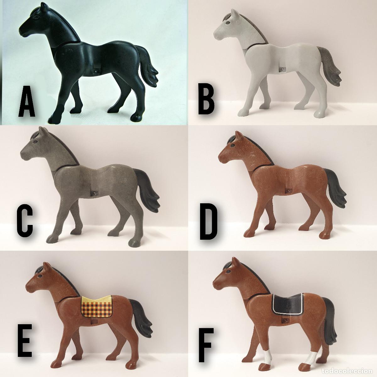 Playmobil: Playmobil Caballo muchos disponibles cantidad en descripcion negro marron gris oscuro rocin jamelgo