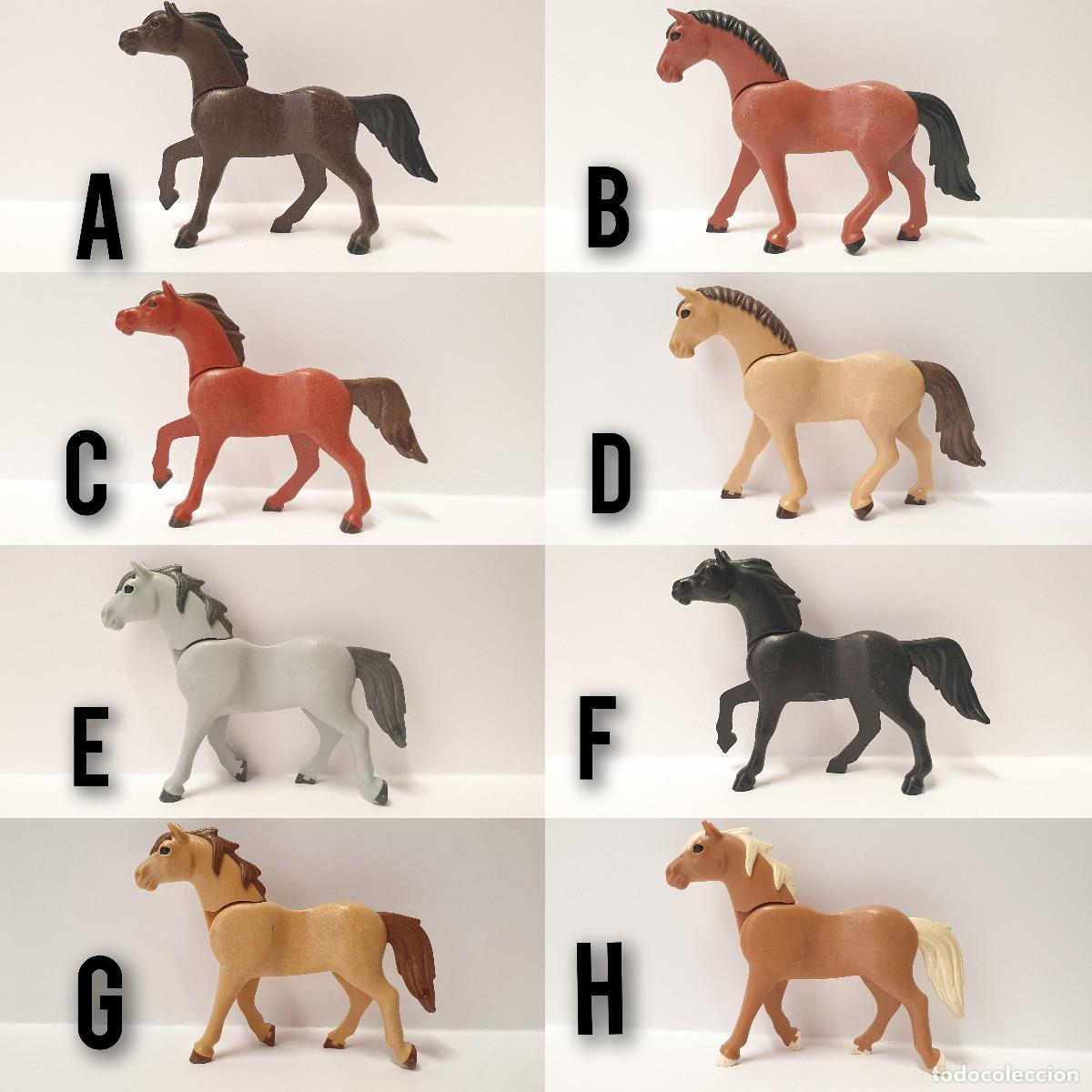 Playmobil: Playmobil Caballo muchos disponibles ver descripcion marron negro claro gris oscuro rocin jamelgo