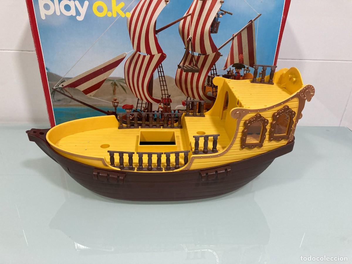 play o.k. 12600, barco pirata, con ruedas y qui - Comprar