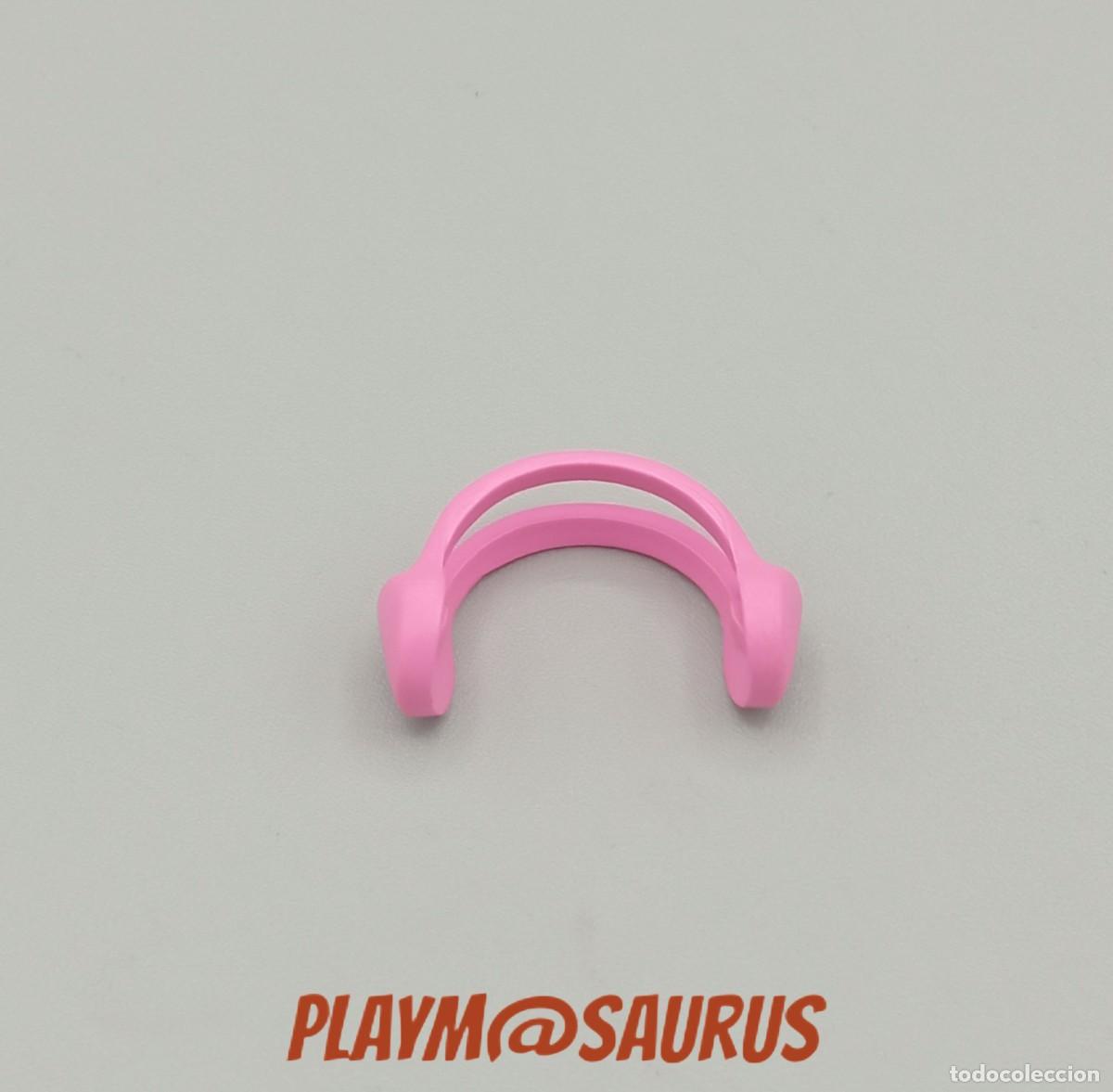 Playmobil: PLAYMOBIL AURICULARES ROSAS CASCOS FAMOBIL MUSICA
