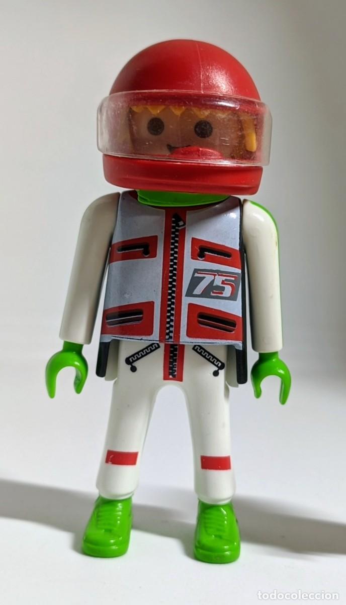 Playmobil: PLAYMOBIL PILOTO CARRERAS REF. 5174