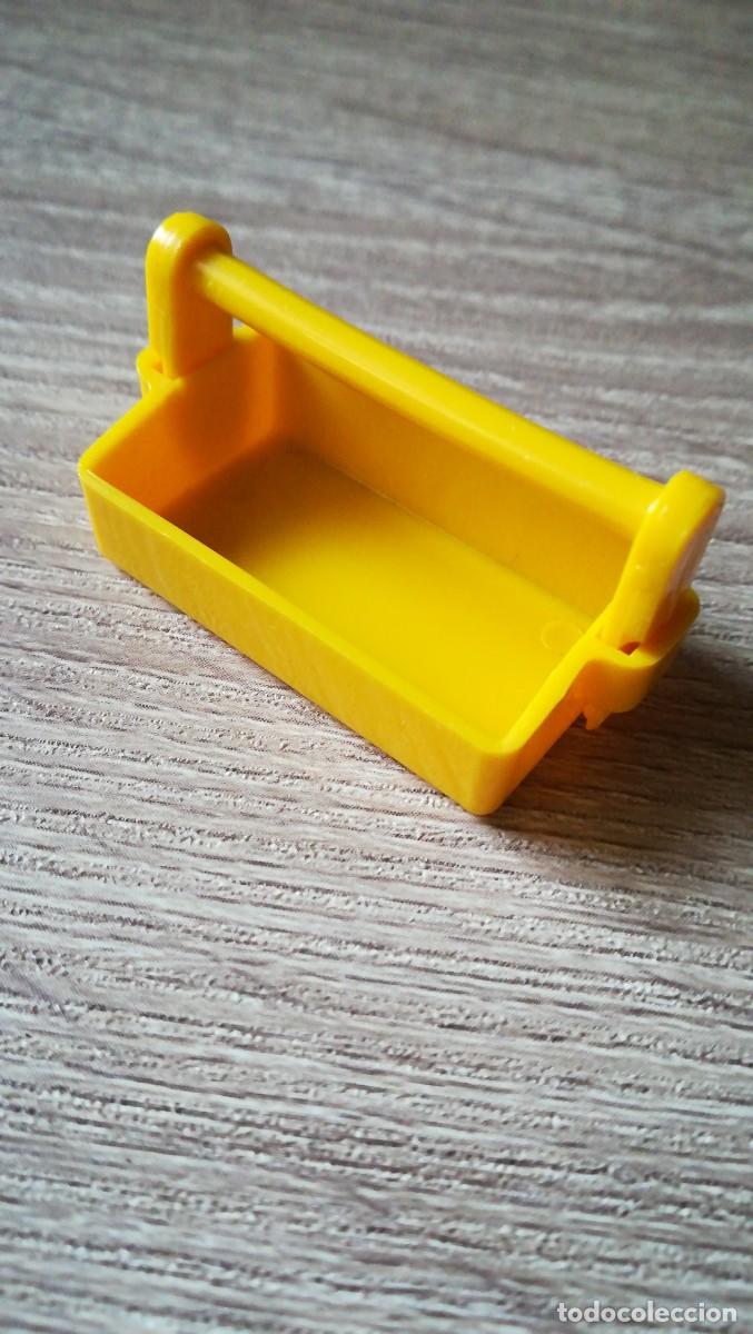 Playmobil: Playmobil famobil caja de herramientas amarilla taller mec&aacute;nicos obreros