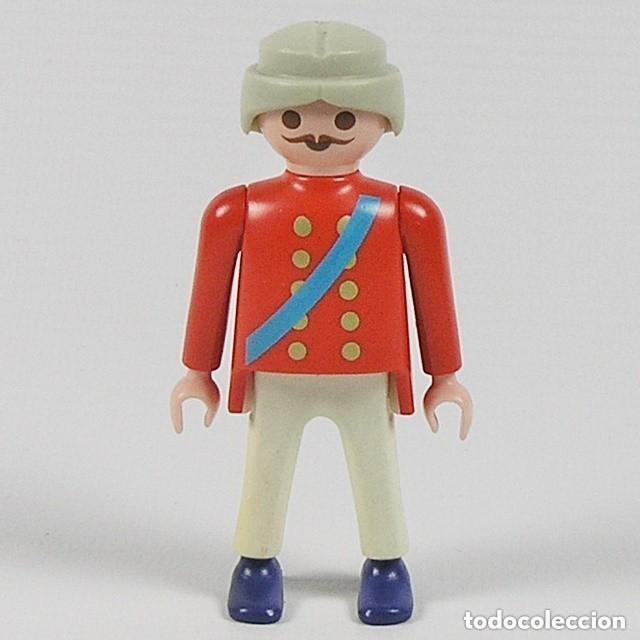 Playmobil: PLAYMOBIL MEDIEVAL FIGURA OFICIAL LIDER JEFE CHAQUETA ROJA 3054 3795 7676