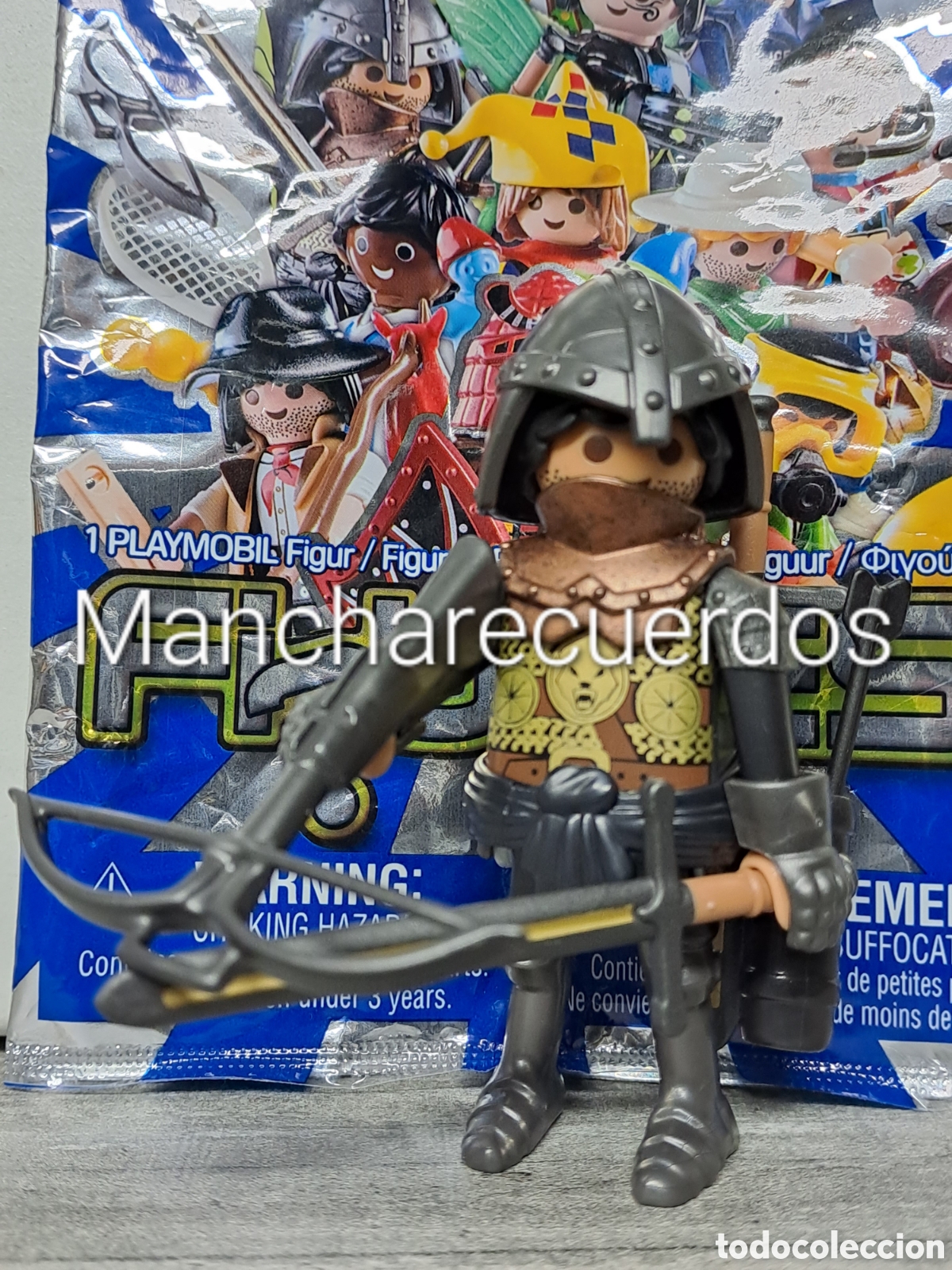Playmobil: PLAYMOBIL GUERRERO KNIGHT MEDIEVAL CABALLERO CASTILLO SOBRE SORPRESA SERIE 17 NI&Ntilde;OS 70242 PLAYMOVIL