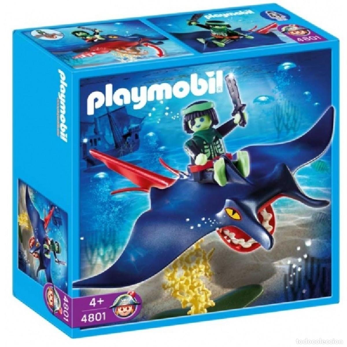 Playmobil: Playmobil &rdquo;Pirata fantasma con pez manta&rdquo; 4801 +4 a&ntilde;os