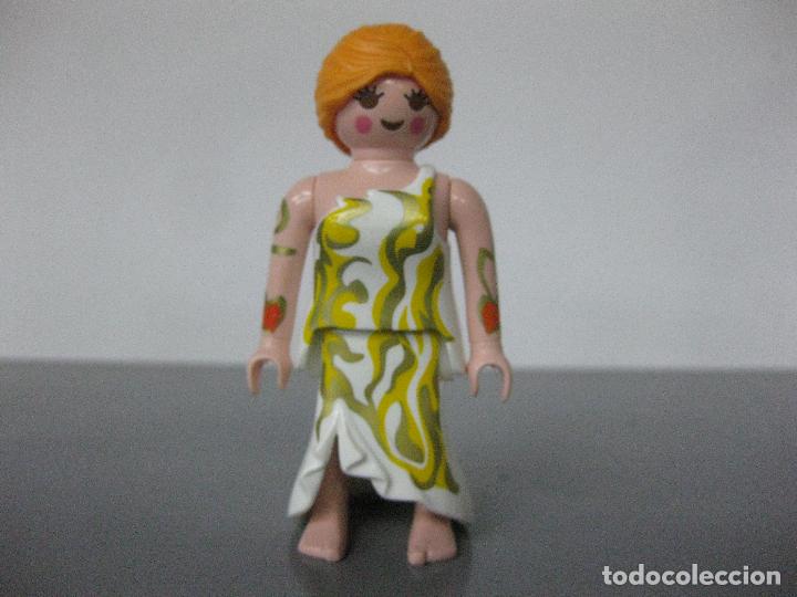 Playmobil: PLAYMOBIL figura MUJER HADA FALDA LARGA BRAZOS TATUADOS FANTASIA M1