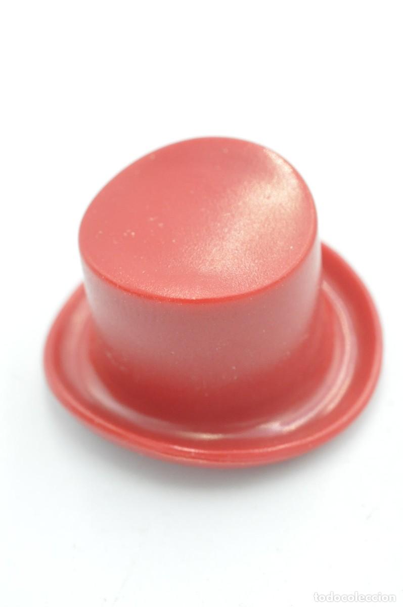 Playmobil: CJ1708 PLAYMOBIL - SOMBRERO DE COPA CHISTERA ROJO GRANATE