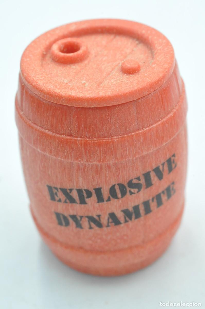 Playmobil: cj1205 PLAYMOBIL, BARRIL NARANJA EXPLOSIVE DYNAMITE DINAMITA MINA 3042,3784,3816,5245,5246