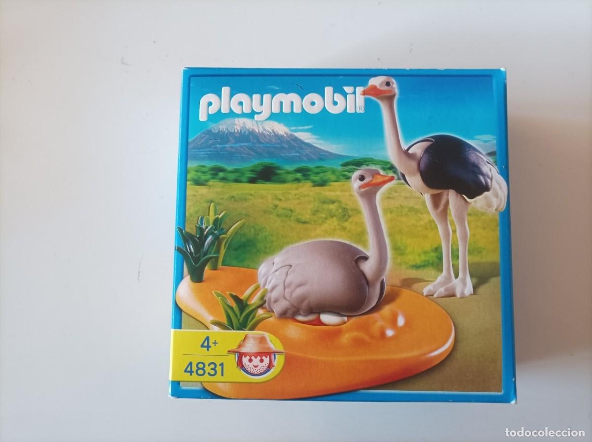 Playmobil: SET PLAYMOBIL PAREJA AVESTRUCES EN EL NIDO REFERENCIA 4831 NUEVO