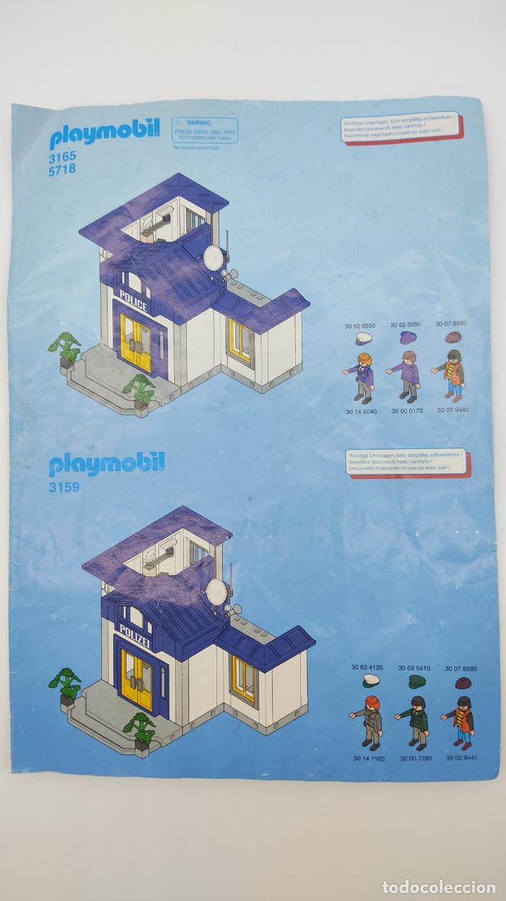 Playmobil: Playmobil 3165 5718 comisaria instrucciones de montaje