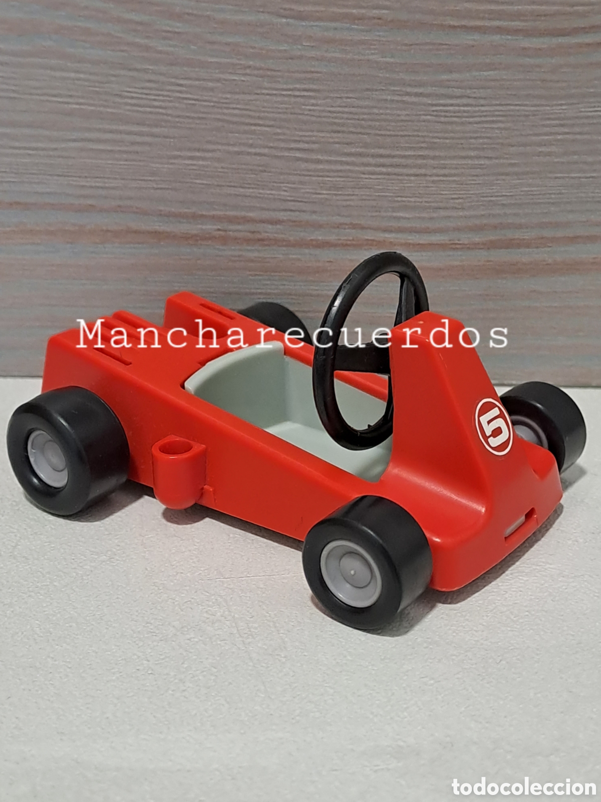 Playmobil: PLAYMOBIL 3575 KART ROJO ANTIGUO DORSAL 5 SIN ALERON COMPETICION CARRERAS SYSTEM 1979 PLAYMOVIL