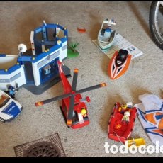 Playmobil: LOTE PLAYMOBIL COMISARIA , COCHES, BARCOS. Lote 390983149