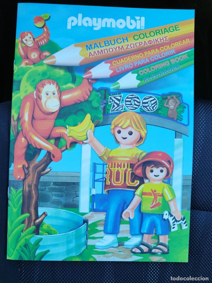 Playmobil: Libro - Cuaderno de Colorear de Playmobil - Nuevo - Nunca Usado -