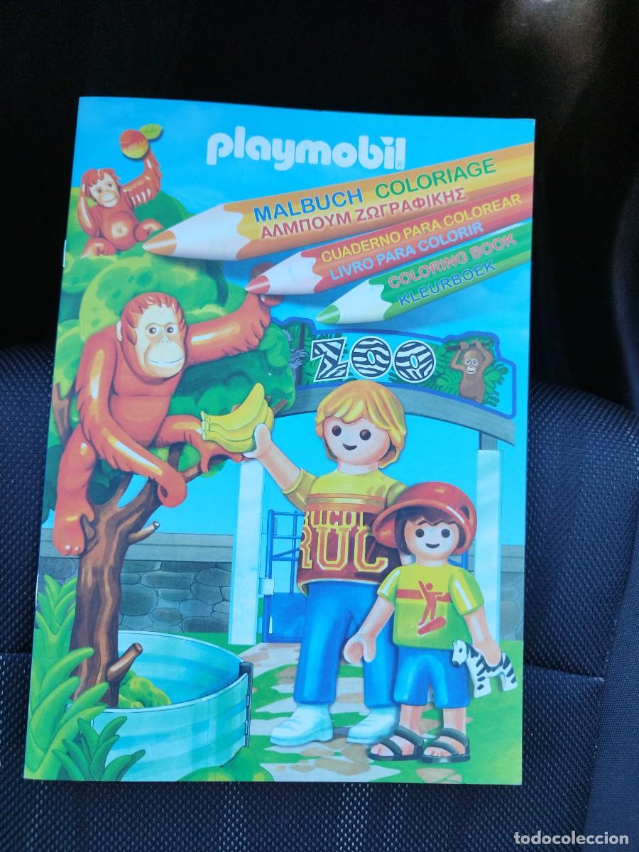 Playmobil: Libro - Cuaderno de Colorear de Playmobil - Nuevo - Nunca Usado -