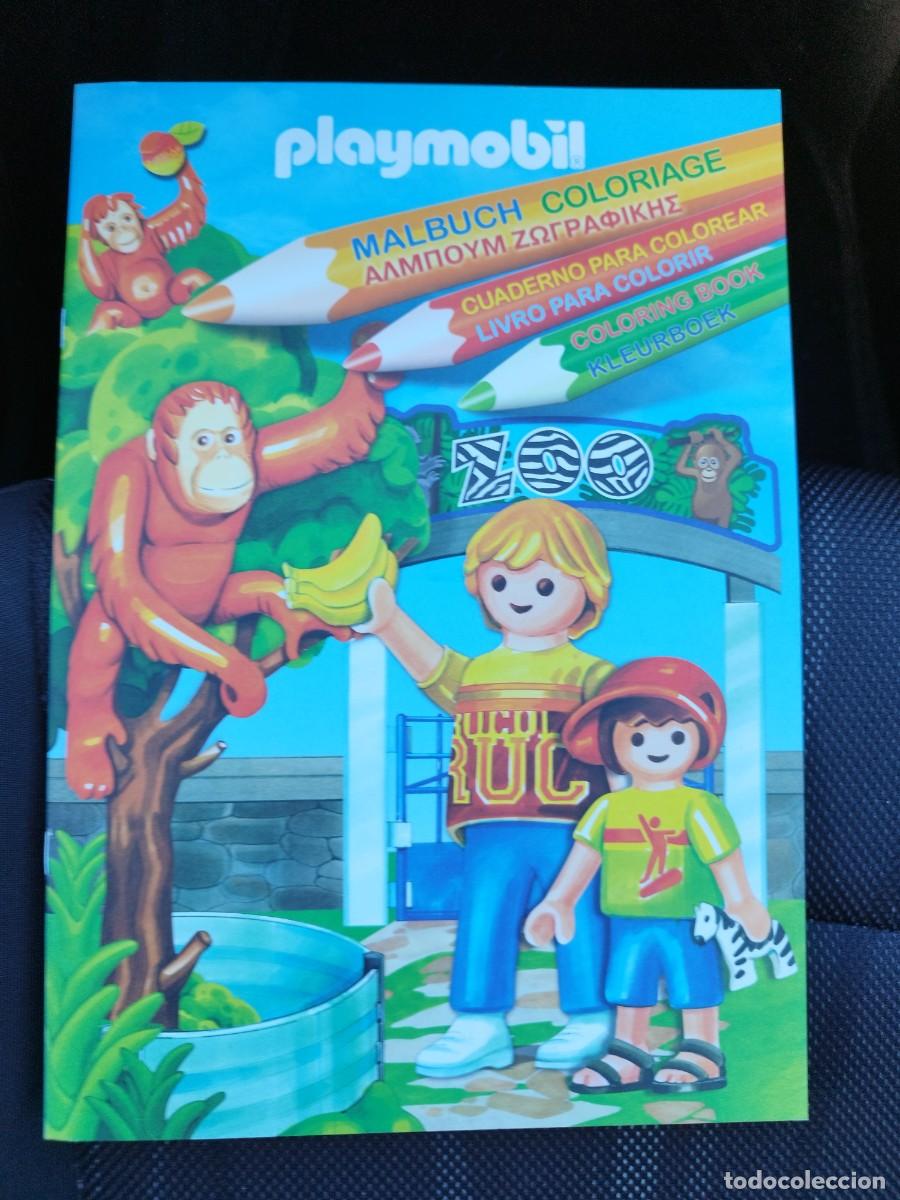 Playmobil: Libro - Cuaderno de Colorear de Playmobil - Nuevo - Nunca Usado -