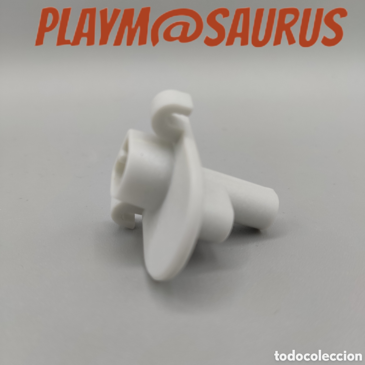 Playmobil: PLAYMOBIL cofa blanca peque&ntilde;a mastil palo soporte Bandera Barco Pirata galeon 3550 FAMOBIL vigia