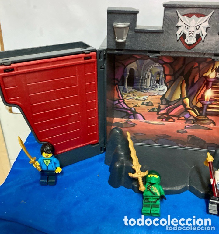 Playmobil: Castillo- prisi&oacute;n con 4 mu&ntilde;ecos de Lego - Foto 2