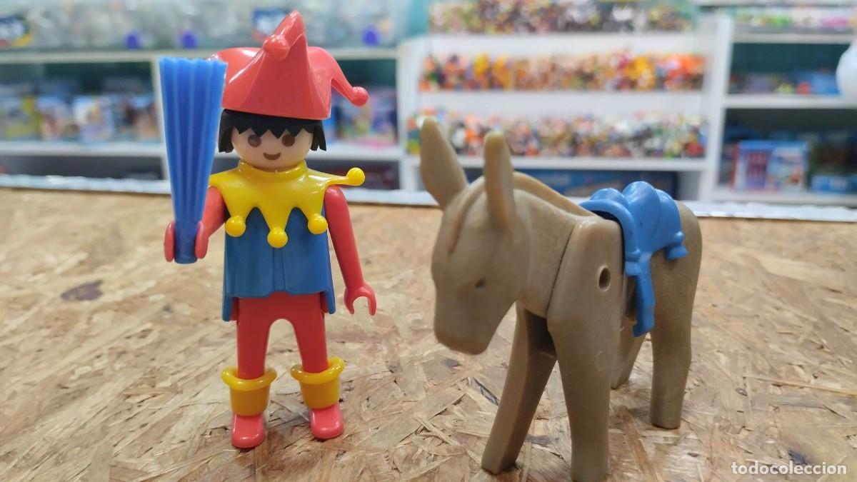 Playmobil: Lote Bufon Medieval con Burro Playmobil