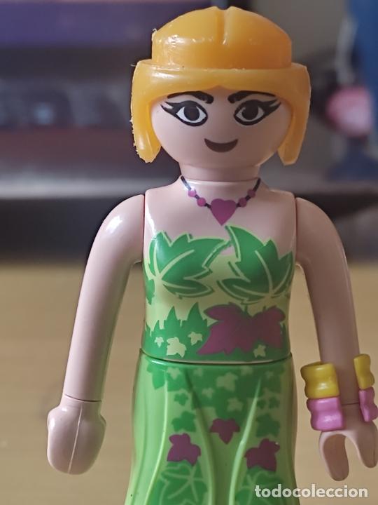 Playmobil: PLAYMOBIL SERIE FANTASIA MUJER VESTIDO NATURAL OJOS GRANDES PELO RUBIO