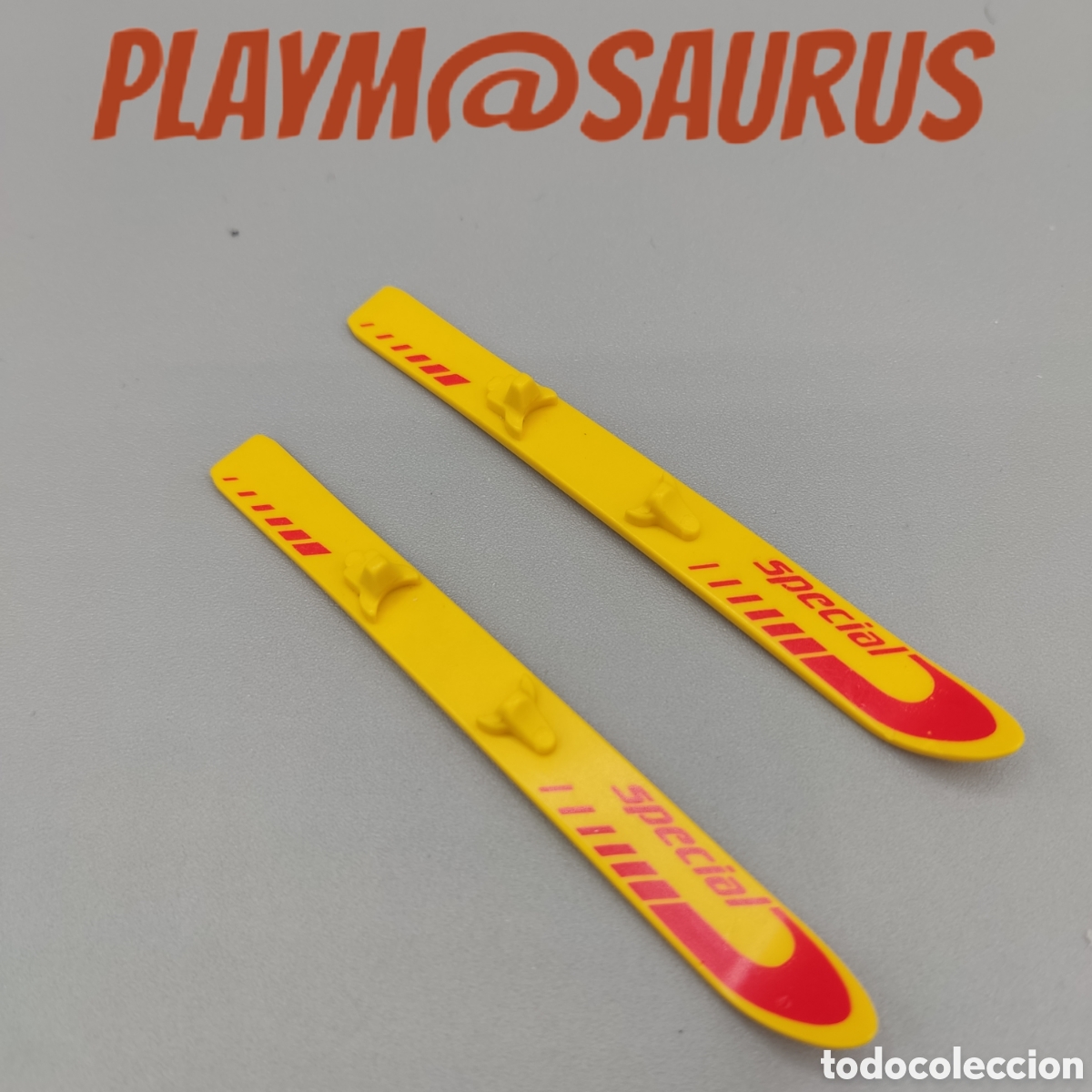 Playmobil: Playmobil Esquis Amarillos Ski Esquiador Deporte Invierno Nieve 3684 3843