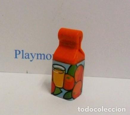 Playmobil: PLAYMOBIL B053 ACCESORIOS ALIMENTOS CARTON TETRA BRICK ZUMO MARANJA