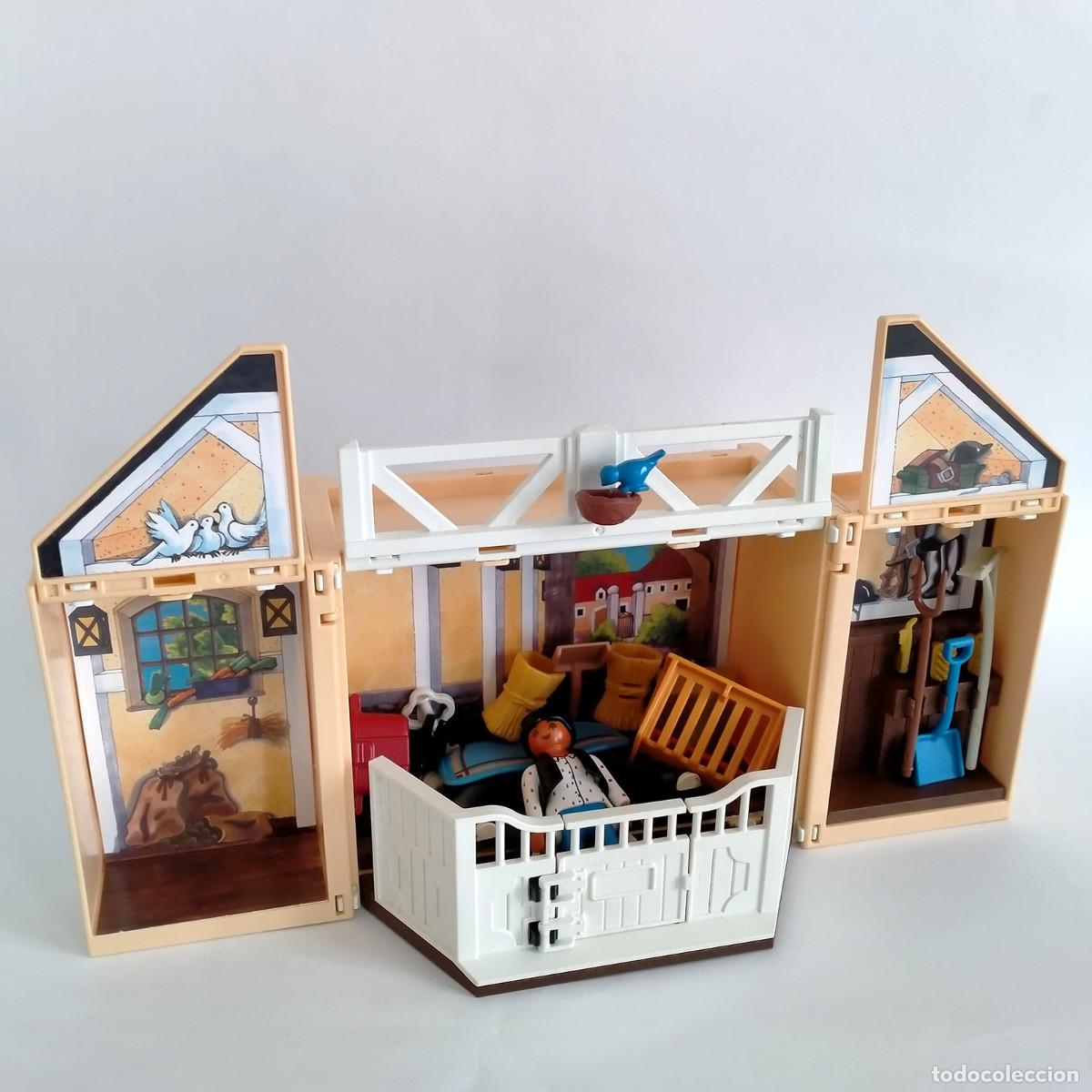Playmobil: PLAYMOBIL LOTE D Caja plegable con llave caballo cuidadora