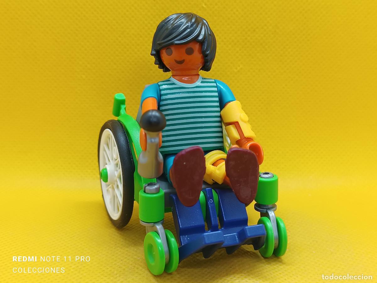 Playmobil: Playmobil Chico con silla de ruedas