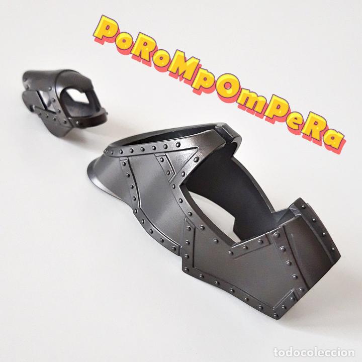Playmobil: PLAYMOBIL armadura oscura caballo 2&ordf; gen 4163 4865 4866 4869 5978 6002 caballero medieval F8