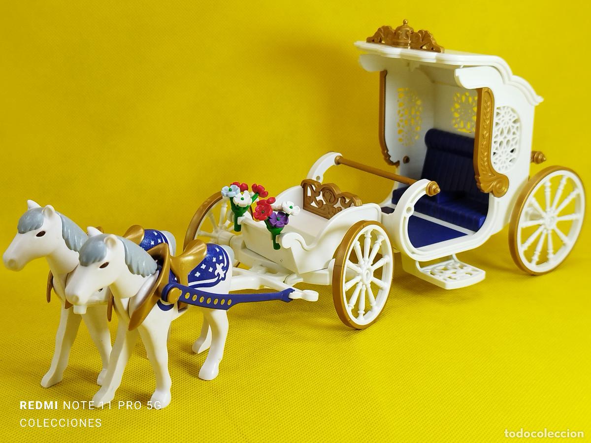 Playmobil: Playmobil Calesa de novios, carro blanco