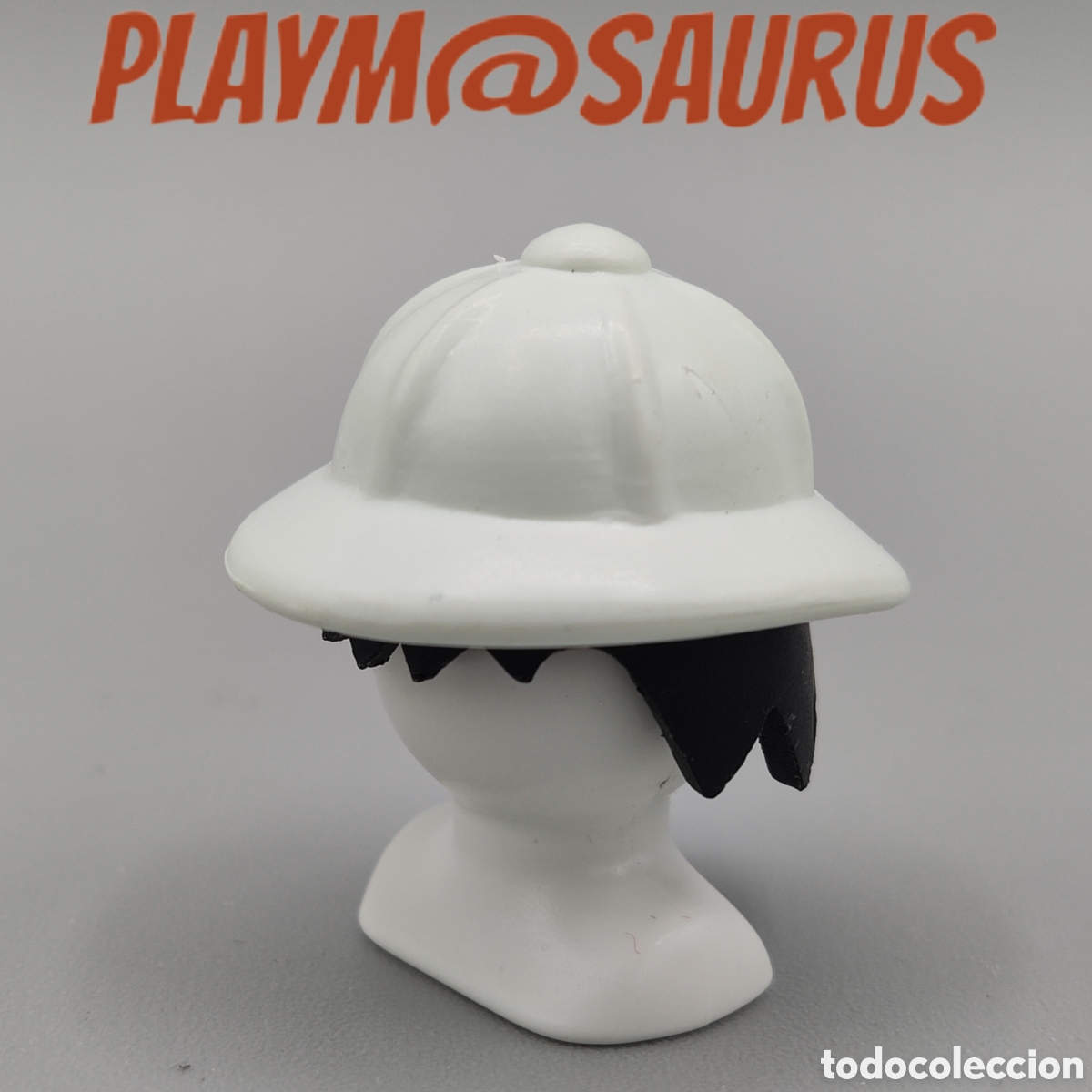 Playmobil: PLAYMOBIL SOMBRERO SALACOT COLONIAL SAFARI EXPLORADOR blanco EXPEDICION 3017 3189 3364 3414 FAMOBIL