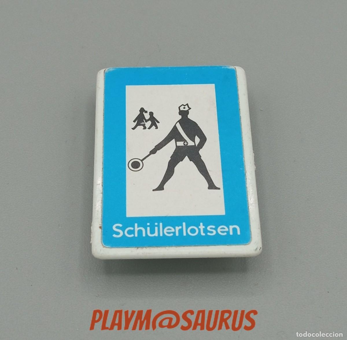 Playmobil: PLAYMOBIL. SE&Ntilde;AL TR&Aacute;FICO CIUDAD CITY COLEGIO SCH&Uuml;LERLOTSE POLIC&Iacute;A