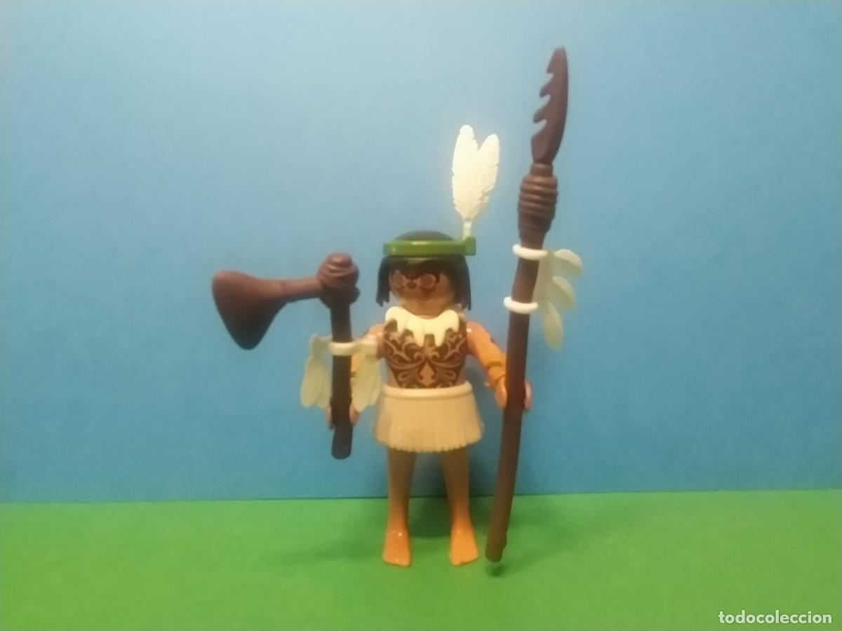Playmobil: PLAYMOBIL SERIE 22 NEGRA. SOBRES SORPRESA. REF 70734. ZAHORI NATIVO FIGURA 3