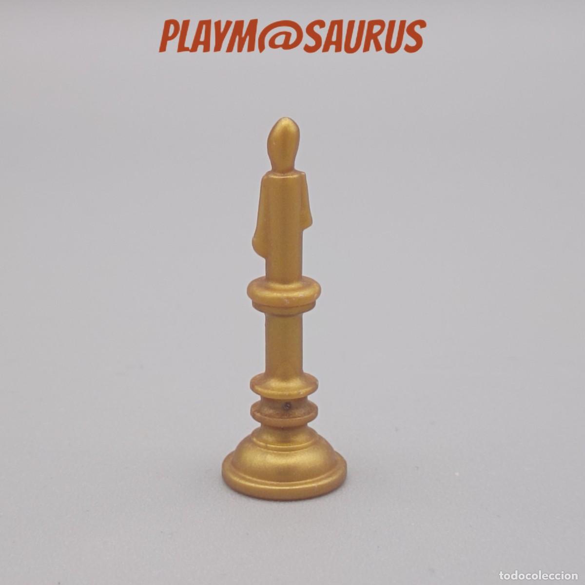 Playmobil: Candelabro Dorado Vela Candelero Medieval 3029 3285 3369 3936 3938 3939 3950 4067 Playmobil Famobil