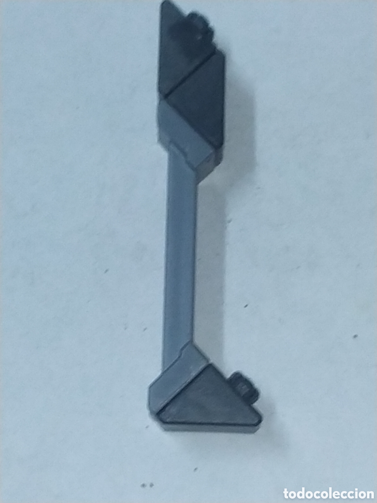 Playmobil: PLAYMOBIL SYSTEM POSTE ENGANCHE GRIS CON PIEZAS TRIANGULAR - Foto 1
