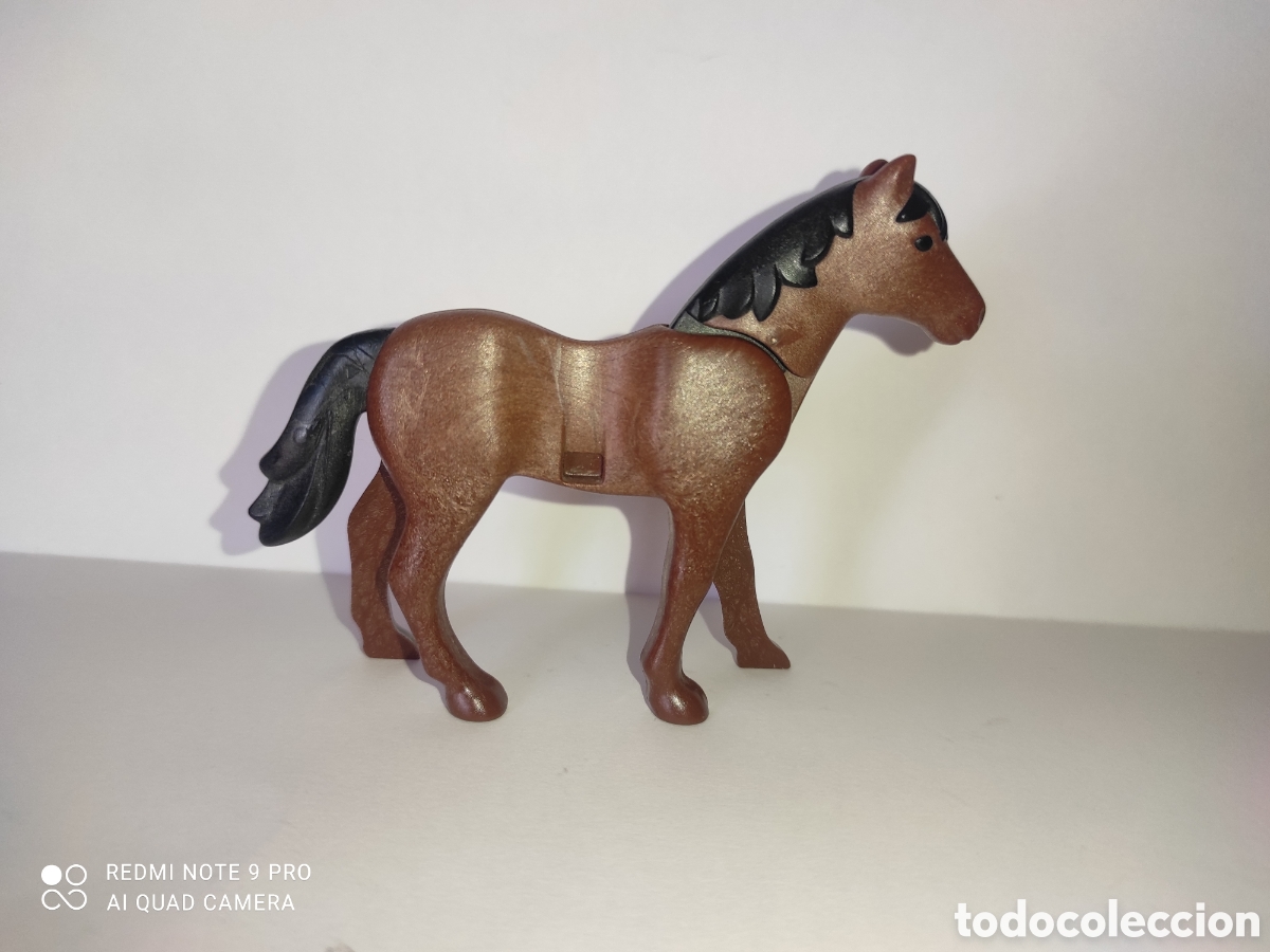 Playmobil: PLAYMOBIL MEDIEVAL ANIMAL CABALLO MARRON 2 GENERACI&Oacute;N
