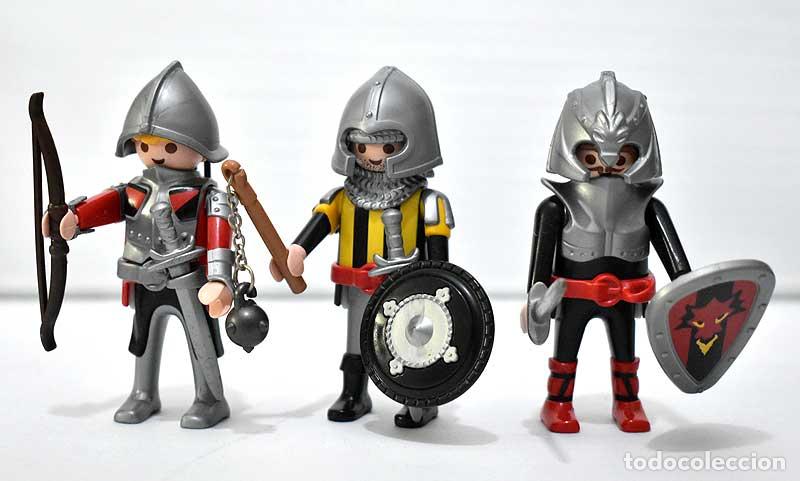 Playmobil: Playmobil. Tres Soldados Medievales