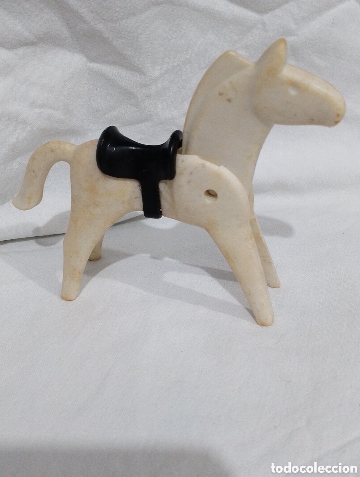 Playmobil: Playmobil antiguo caballo blanco