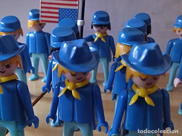 Playmobil: PLAYMOBIL GUERRA CIVIL NORDISTAS 1974 SUDISTAS AMERICA LOTE 15 FIGURAS ORIGINALES GEOBRA LEER