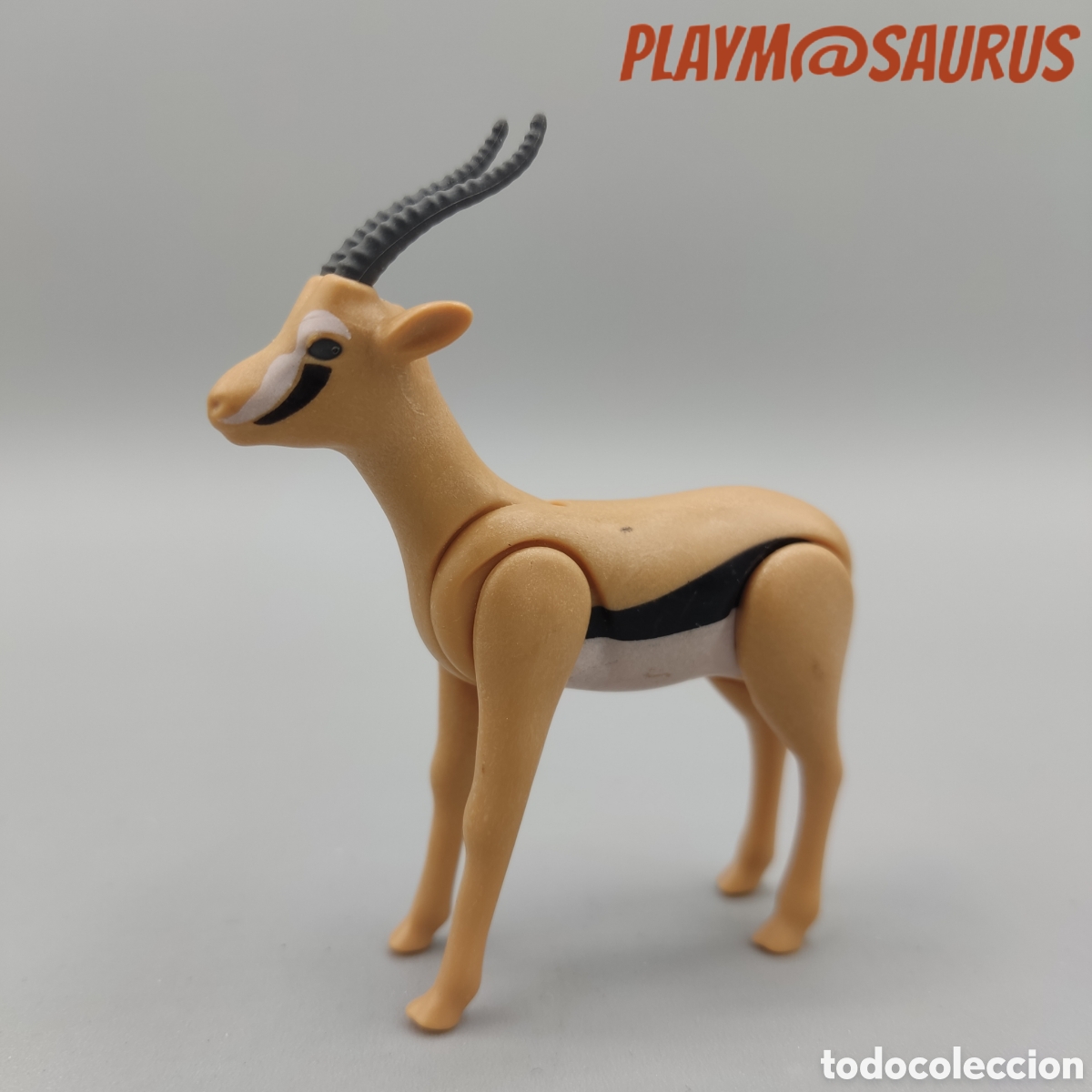 Playmobil: Playmobil animal savana gacela de thomson africa zoo reserva safari 4827 5905 7397 antilope cuernos