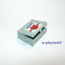 Playmobil: PLAYMOBIL CAJA DE HERRAMIENTAS POLICÍAS GRANJA BOMBEROS. Lote 403381214