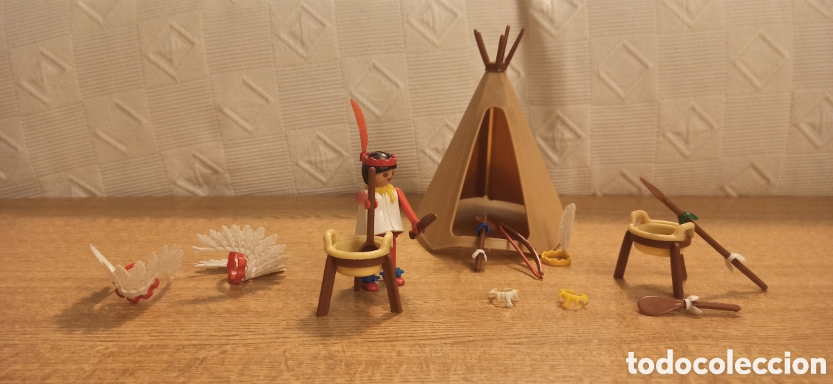 lote piezas indios famobil/playmobil años 70/80 - Compra venta en  todocoleccion