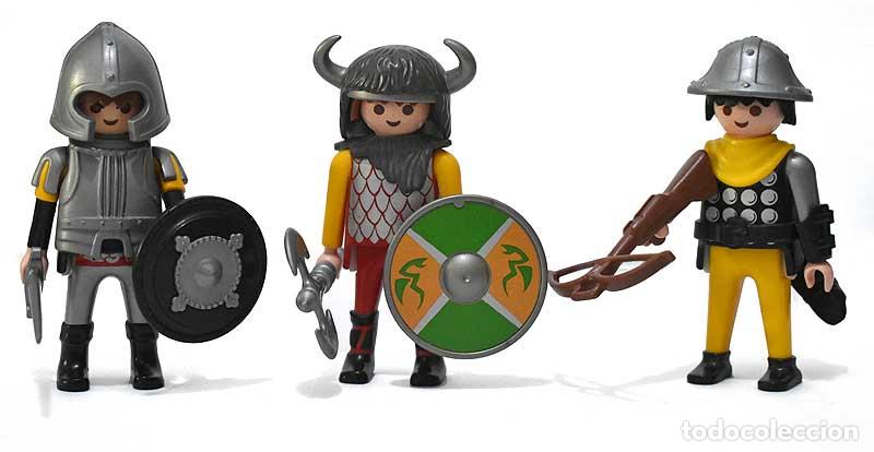 Playmobil: Playmobil. Tres Soldados Medievales